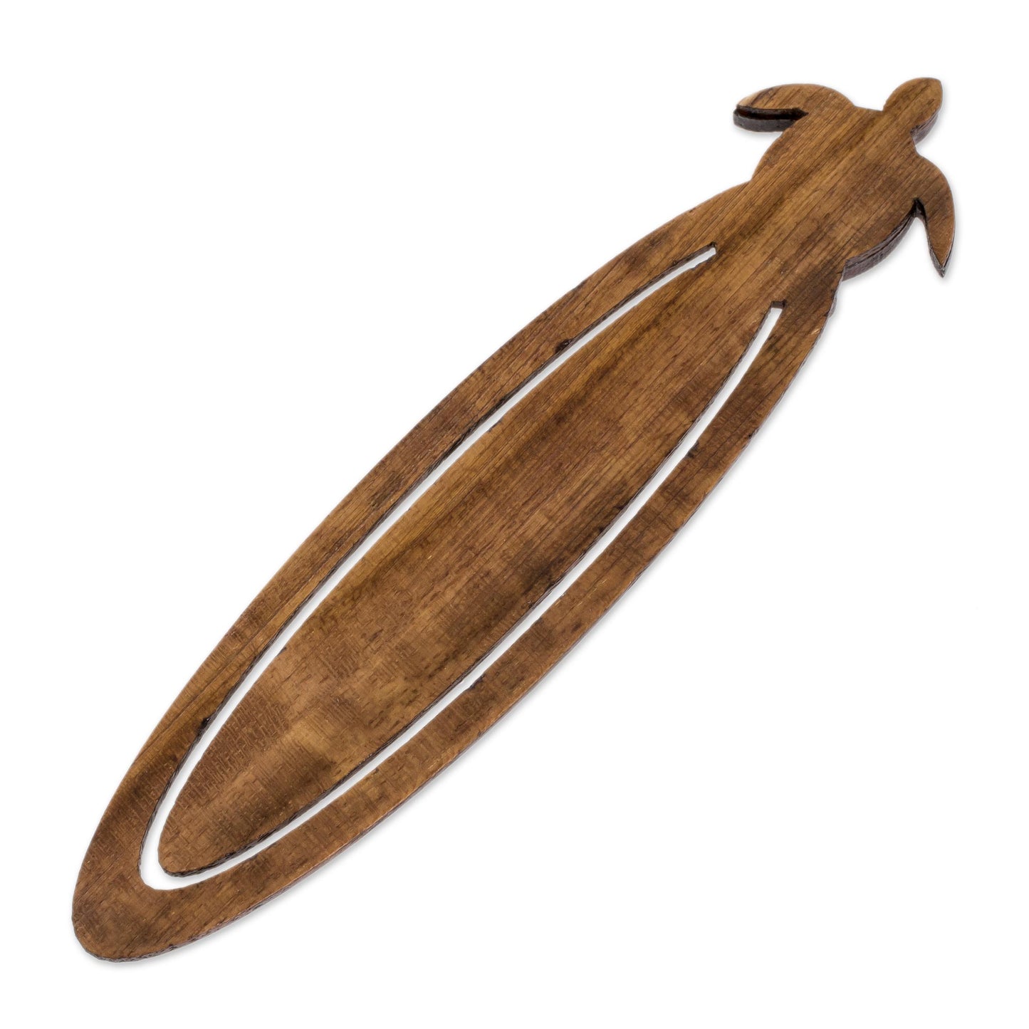 Sophisticated Sea Turtle Sea Turtle-Themed Teak Wood Bookmark from Costa Rica