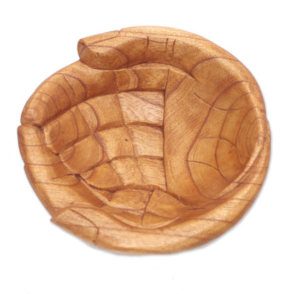 Welcoming Hands Hand Carved Wood Catchall