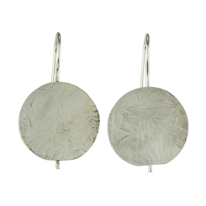 Costa Rican Moon Costa Rican Sterling Silver Geometric Drop Earrings
