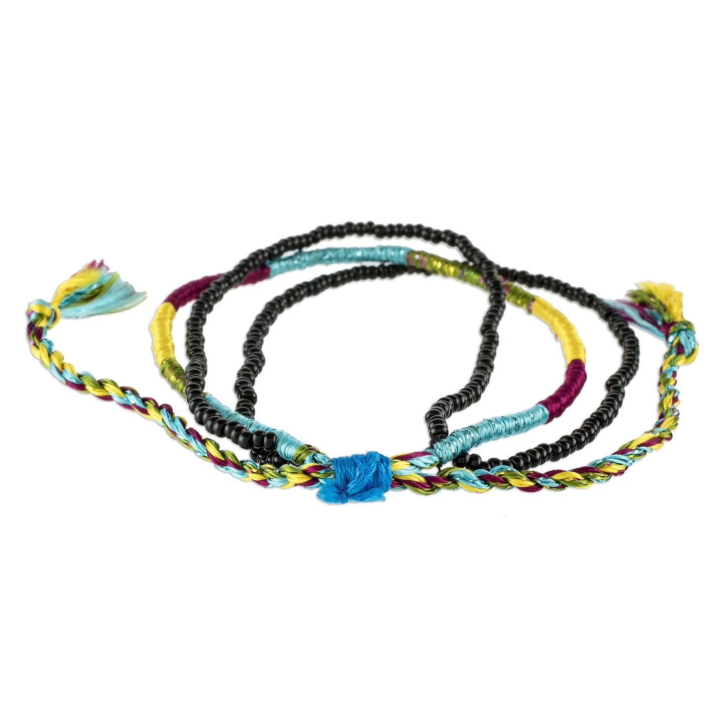 Alegria Adjustable Multicolored Beaded Wristband Bracelet