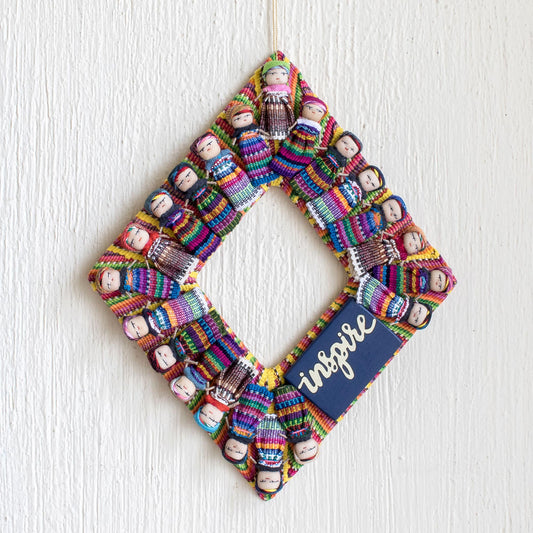Inspire Handmade Maya Worry Doll Inspirational Wreath