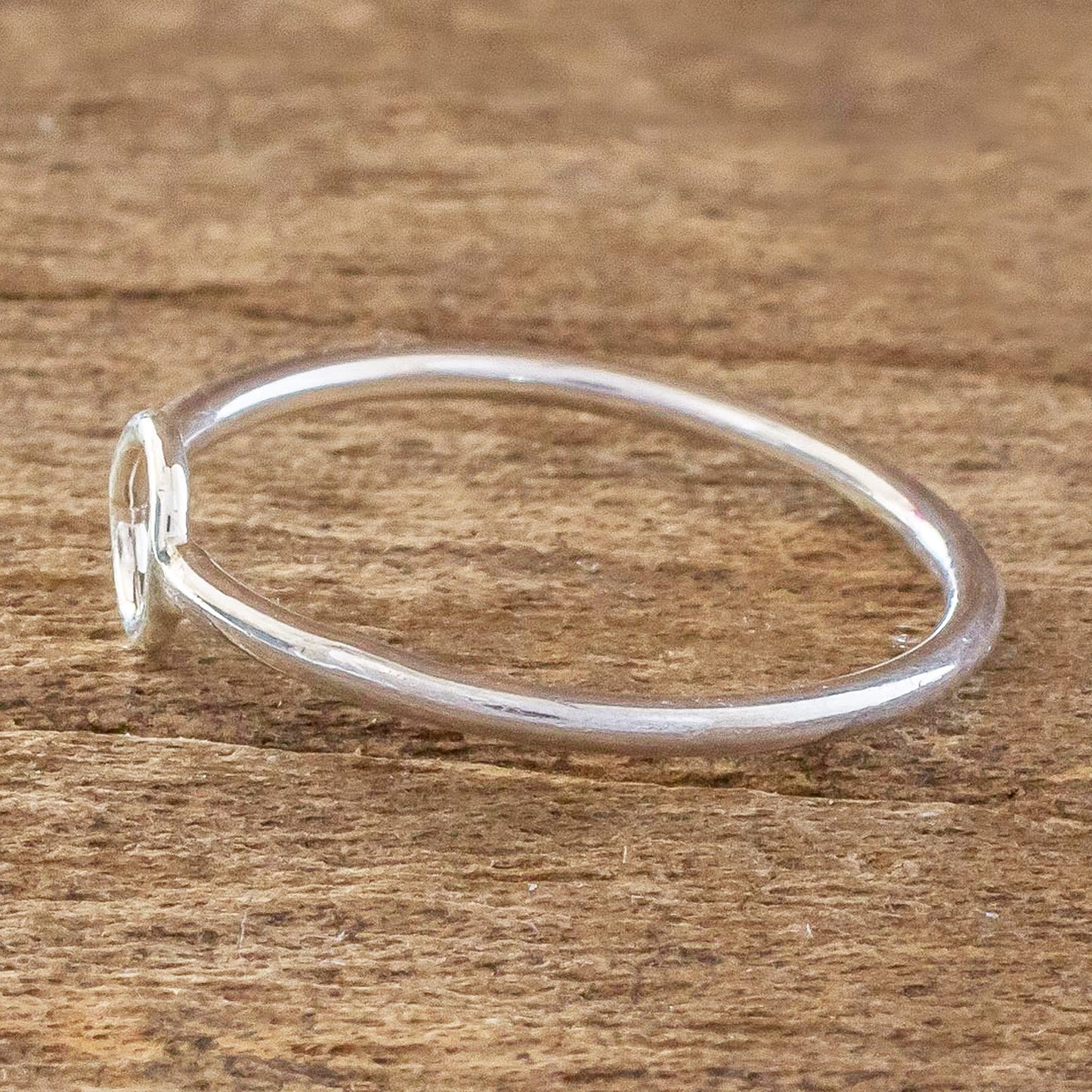 Circle Harmony Circle Design Sterling Silver Band Ring