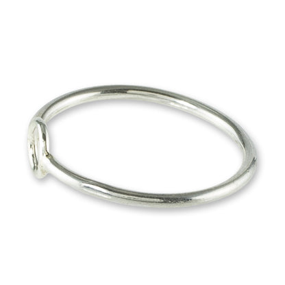 Circle Harmony Circle Design Sterling Silver Band Ring