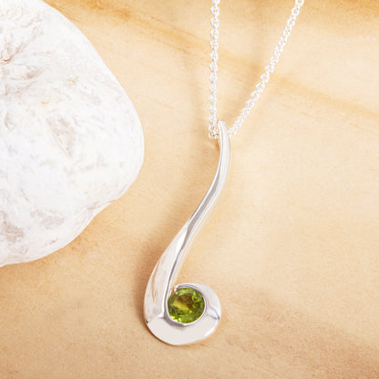 Embrace August Birthstone Pendant Necklace