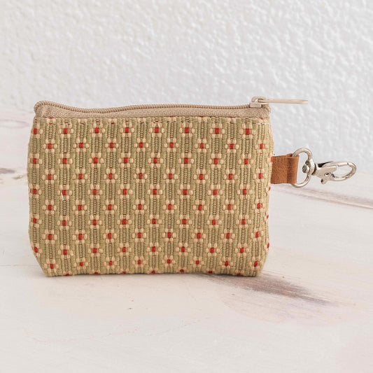 Spring Ditsy Flowered Cotton Coin Purse