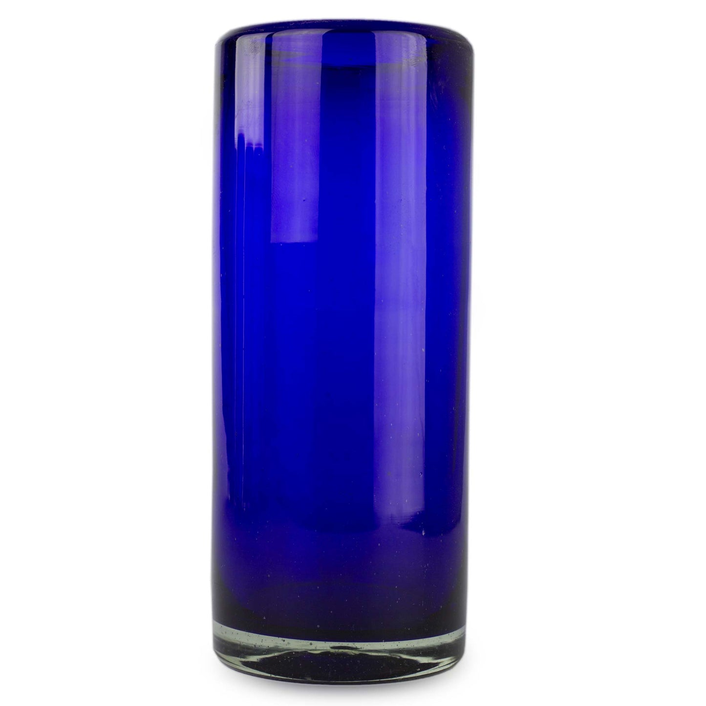 Pure Cobalt Blue Handblown Glass Cocktail Drinkware (Set of 6)