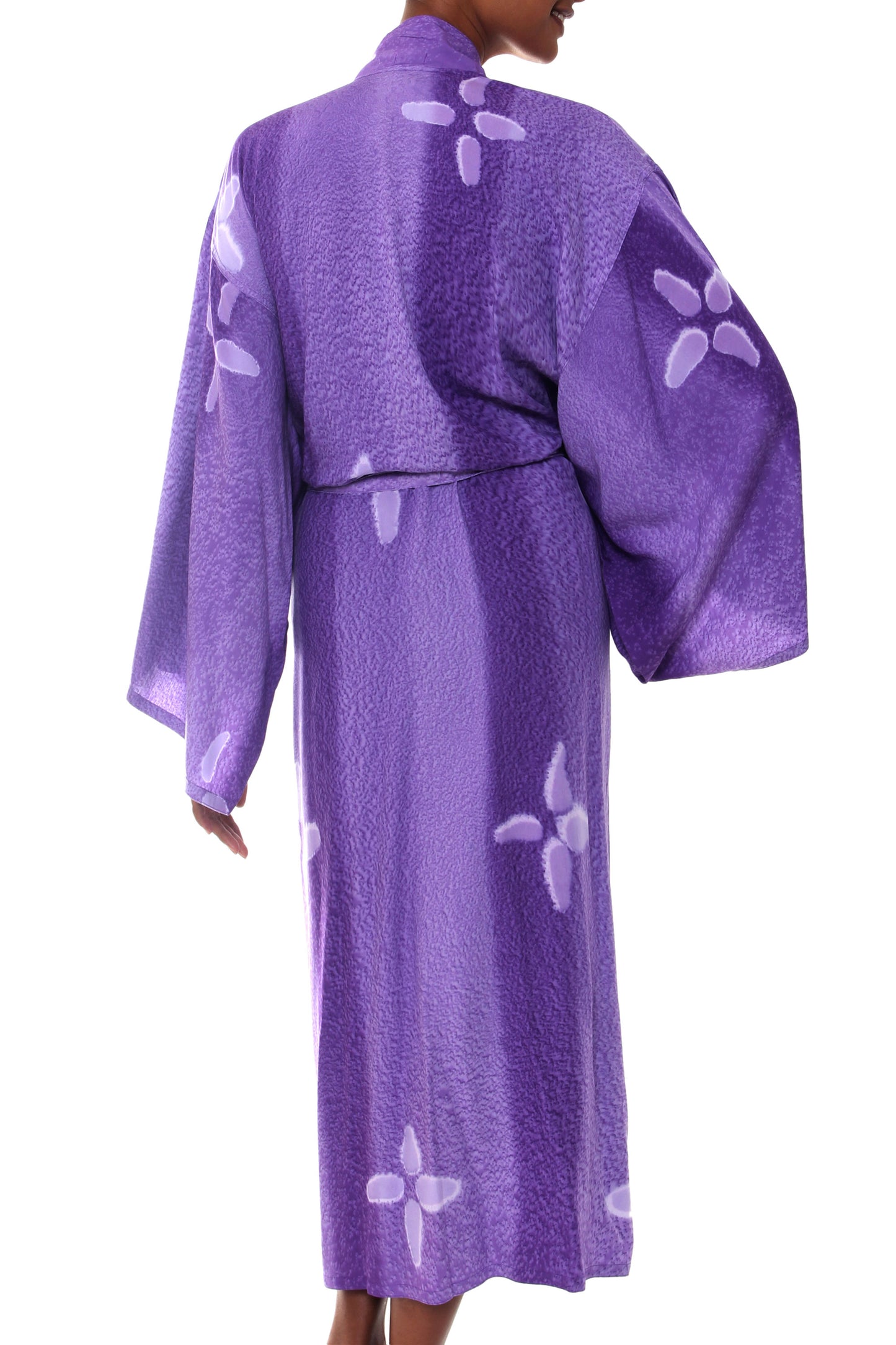 Kissed by Violet Purple Women's Batik Robe