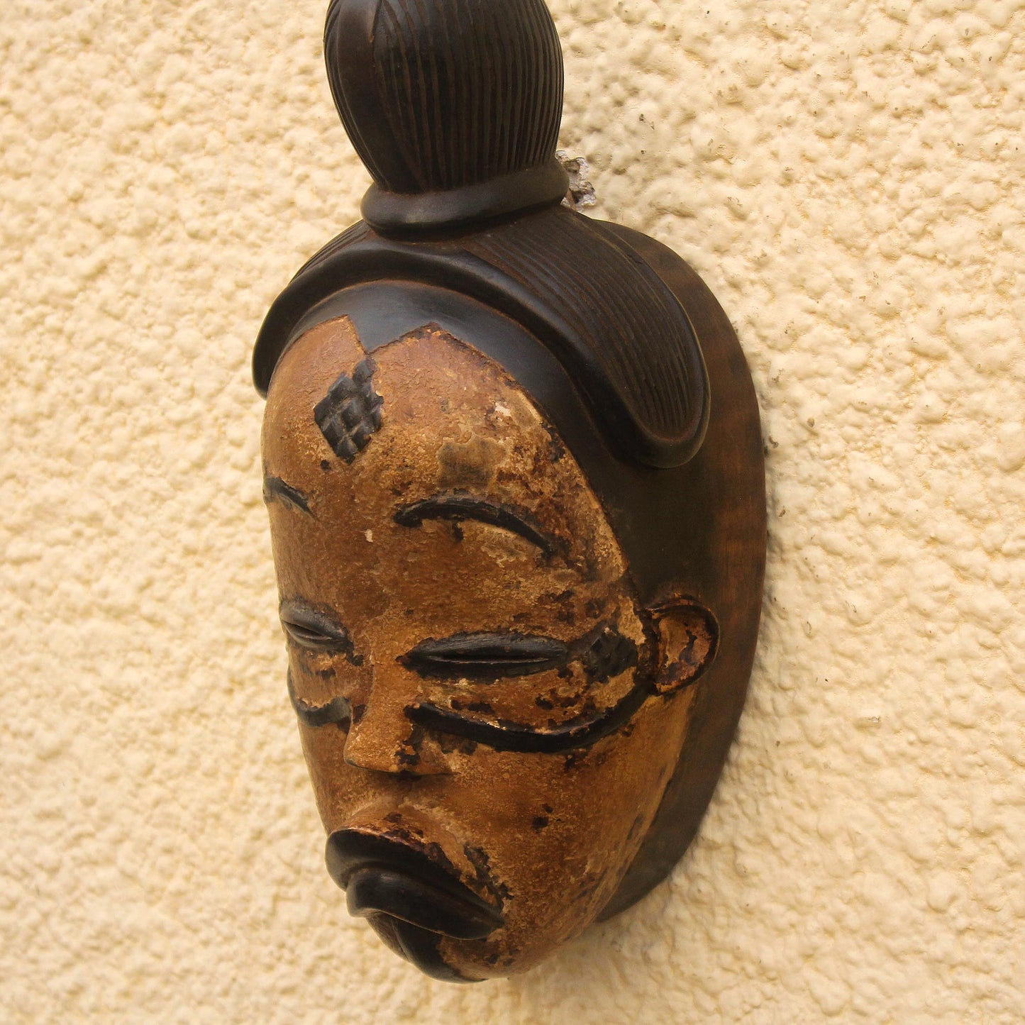 Judge and Feast Gabonese Wood Mask