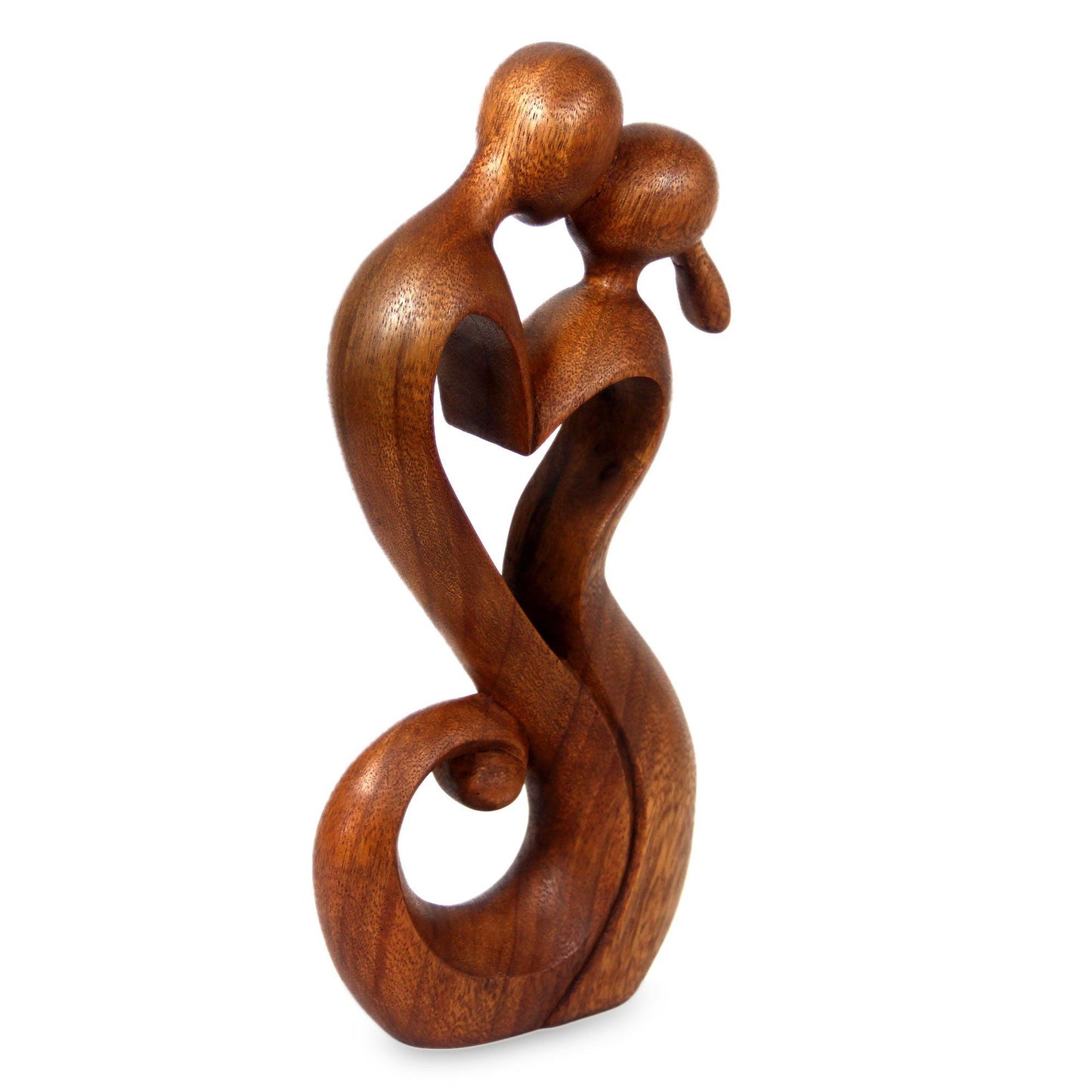Everlasting Kiss Suar Wood Sculpture