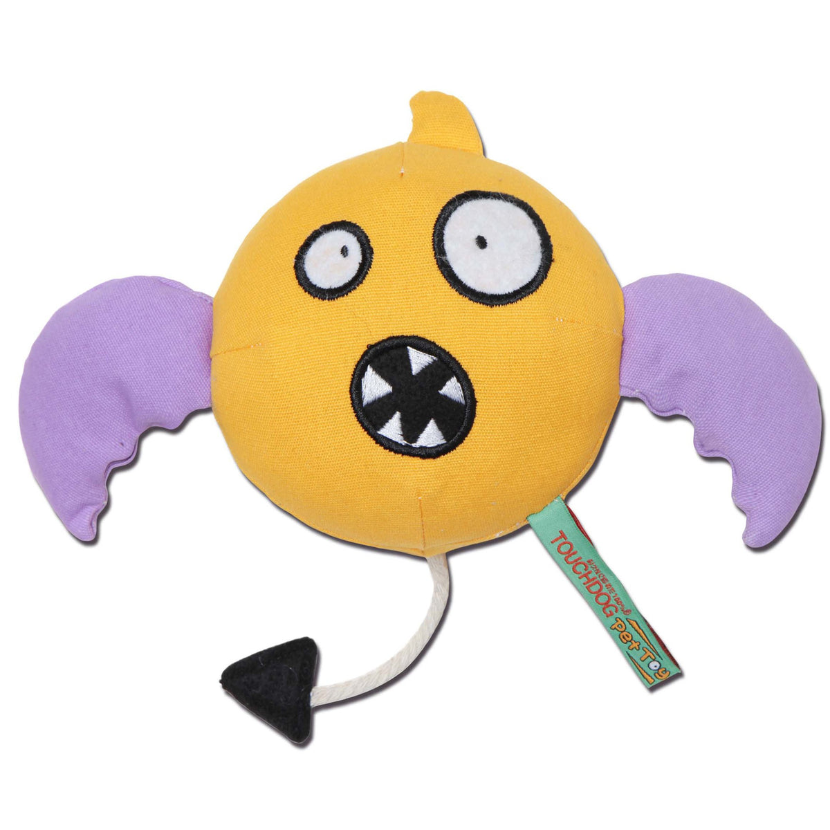 Flying Critters Boo Touchdog Cartoon Flying Critter Monster Plush Dog Toy | The Animal ...