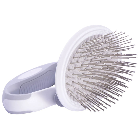 Pet Life&reg; Gyrater Travel Pin Brush