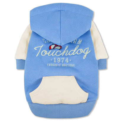 Touchdog Heritage Soft-Cotton Dog Hoodie