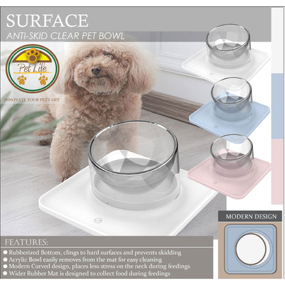 Pet Life&reg; Surface Anti-Skid & Spill Bowl