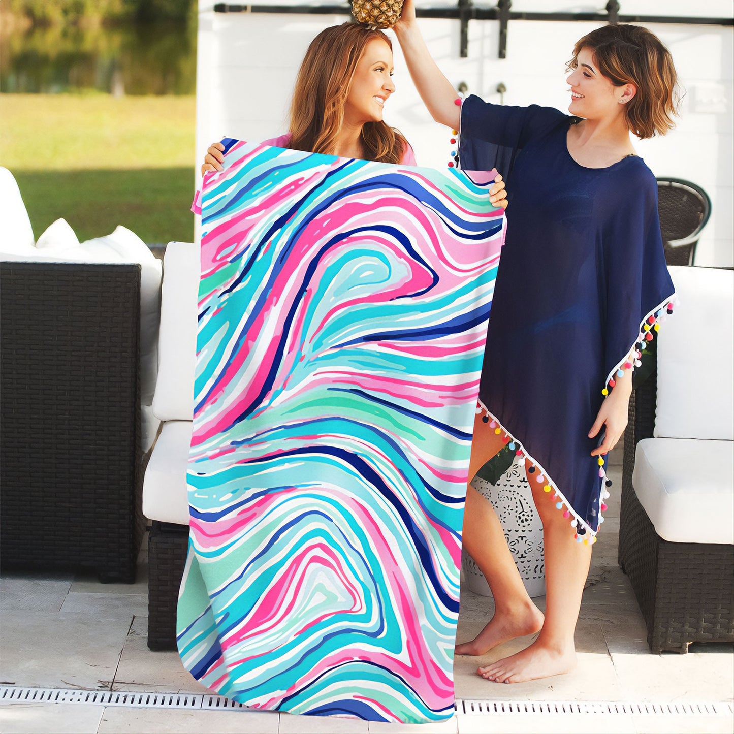 Marble-ous Beach Towel