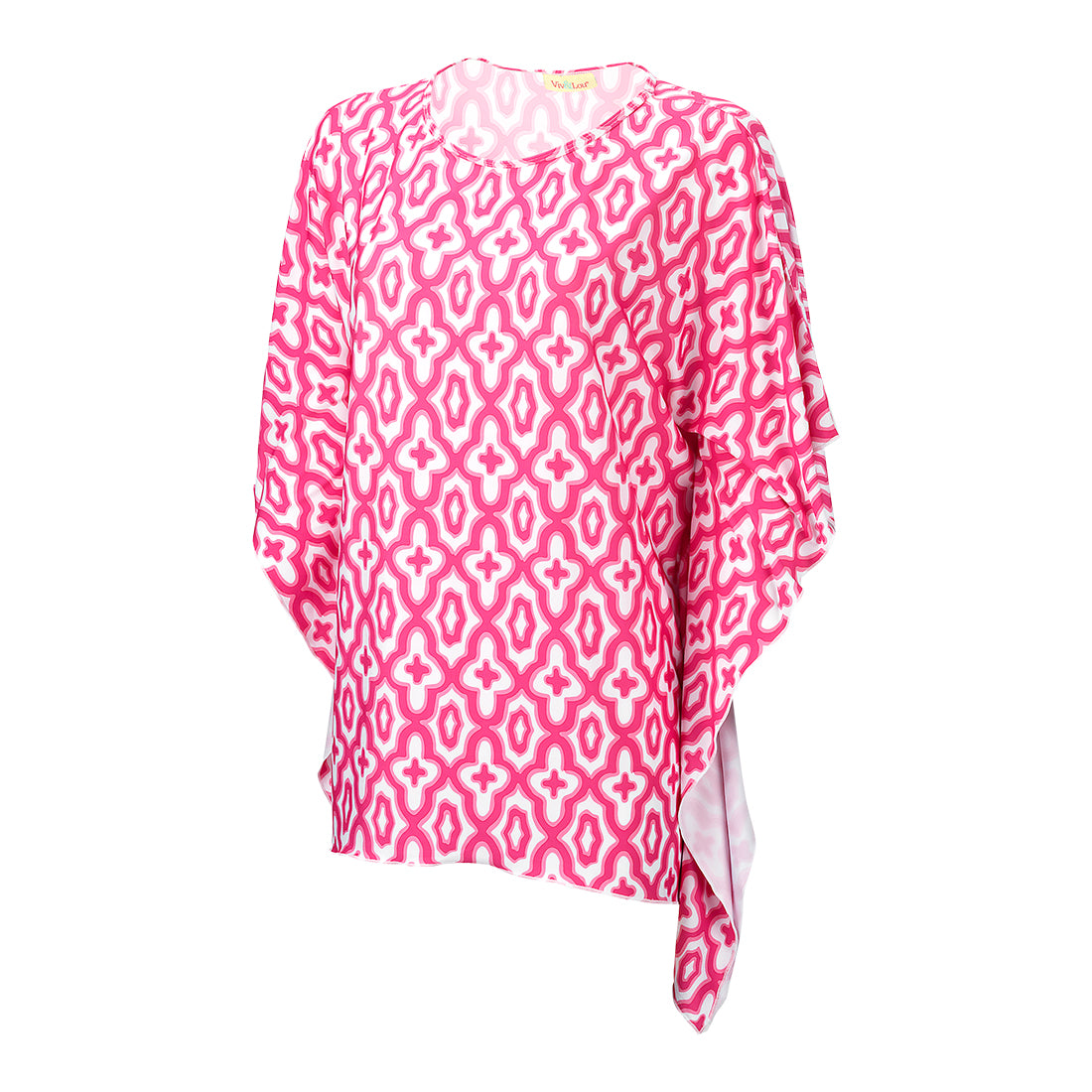 Hot Pink Mosaic Stella Top