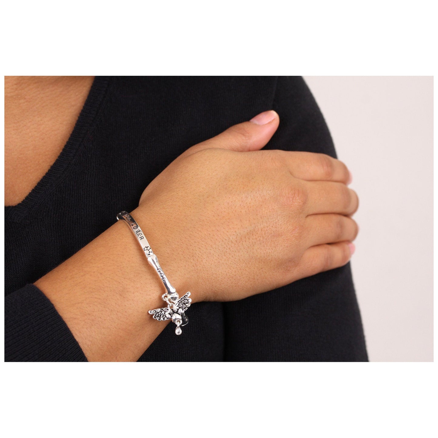 Angel Wings Dog Paw Bracelet