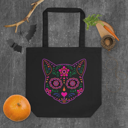 Sugar Skull Tote Bag