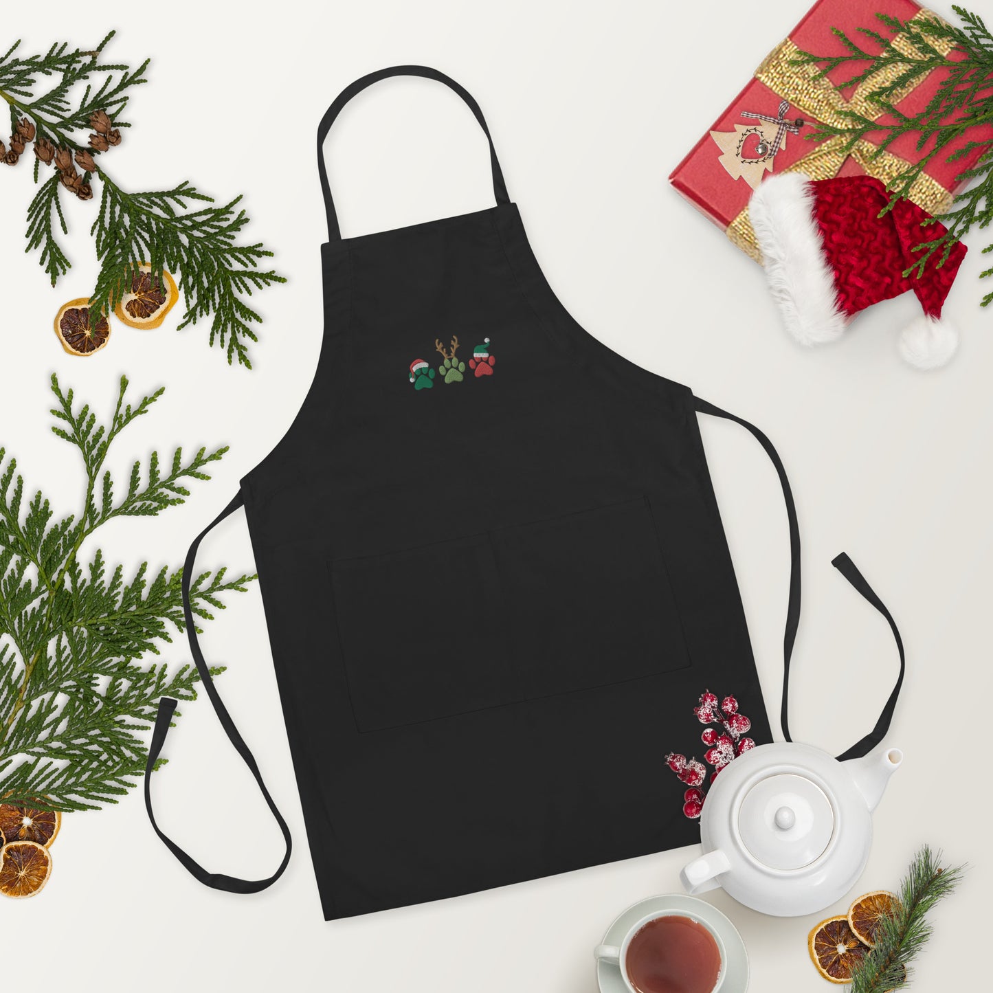 Christmas Paws Apron