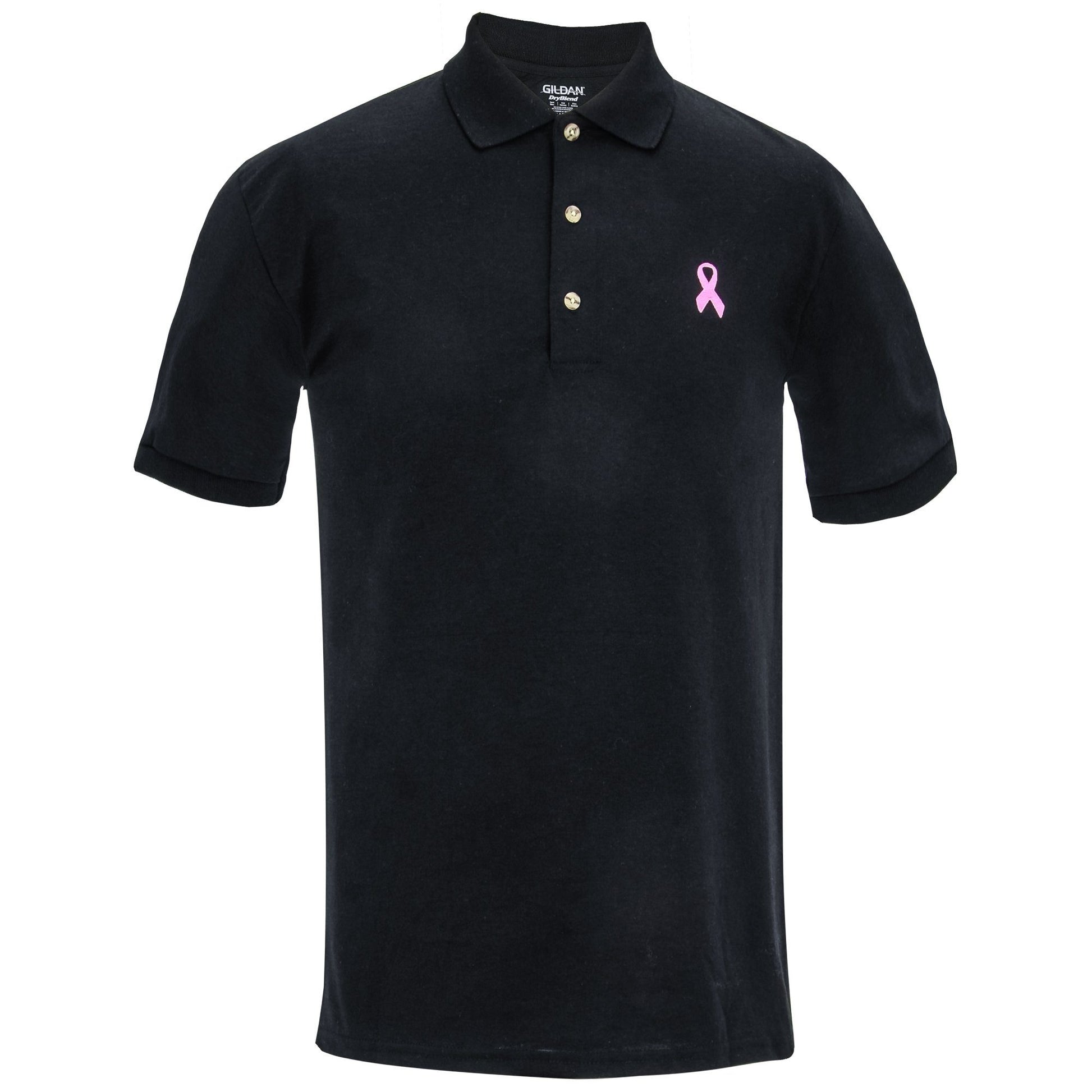 Men's Pink Ribbon Polo Shirt