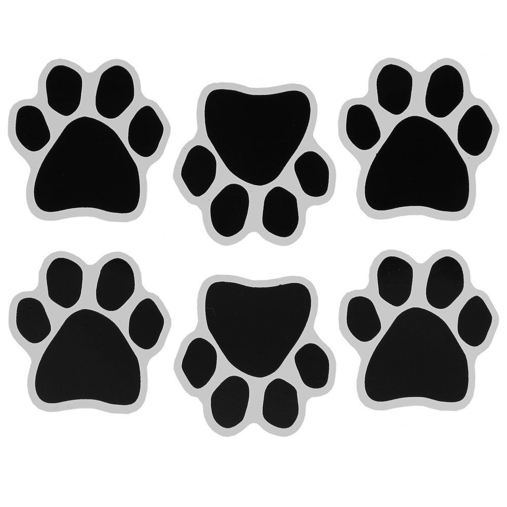 Paw Print Mini Car Magnets Set