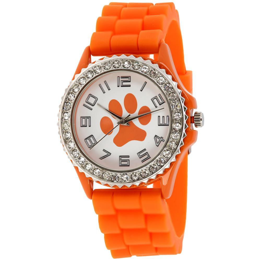 Paw Print Silicone Watch