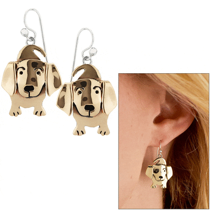 Sweet Dachshund Earrings The Animal Rescue Site