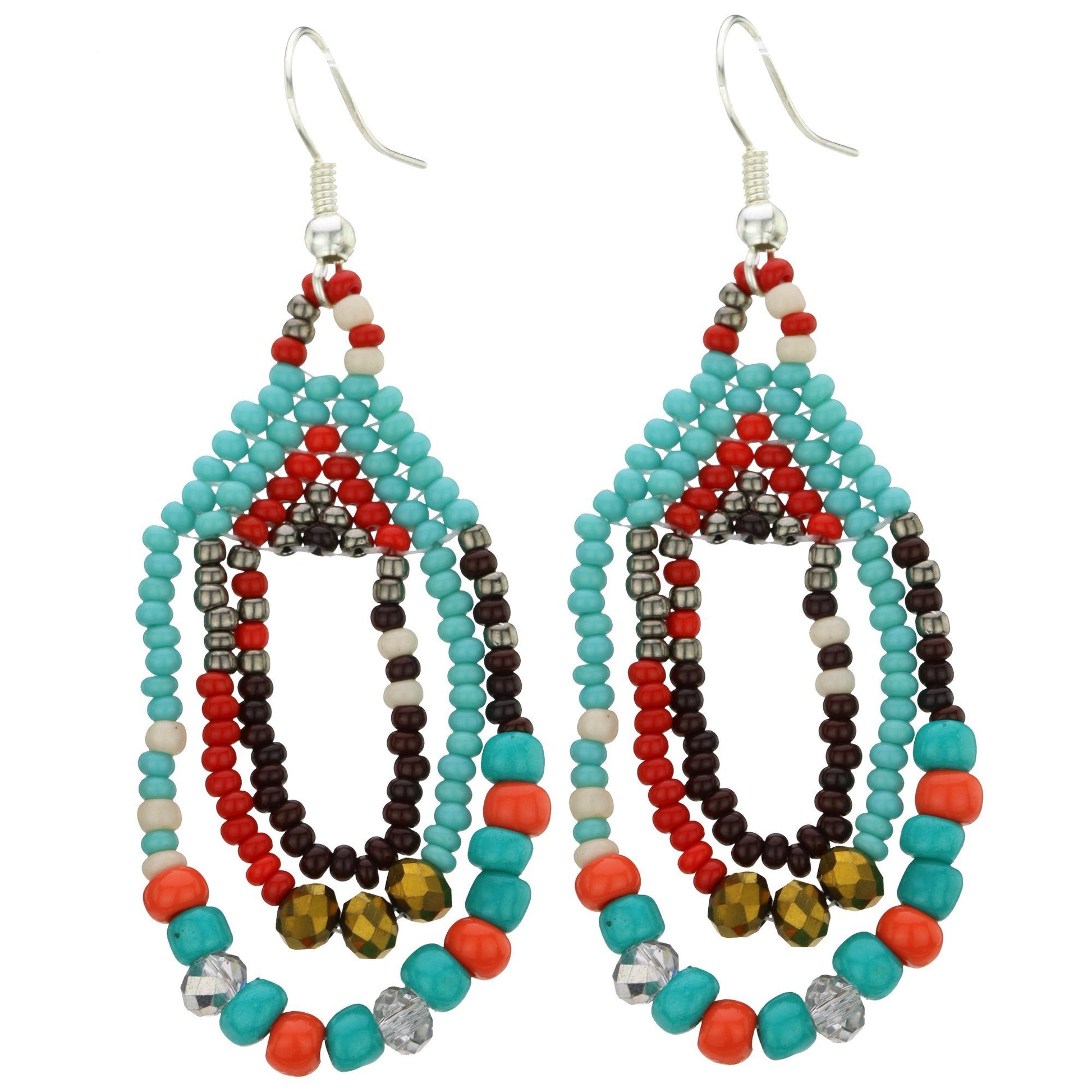 Three Cheers Beaded Earrings