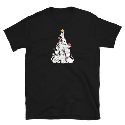 Festive Cats Christmas Tree T-Shirt