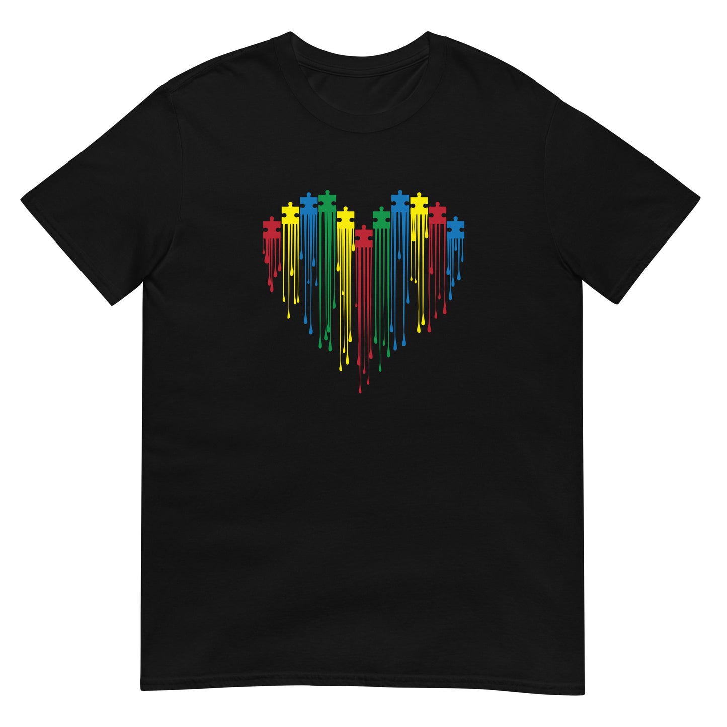 Painted Heart for Autism T-Shirt