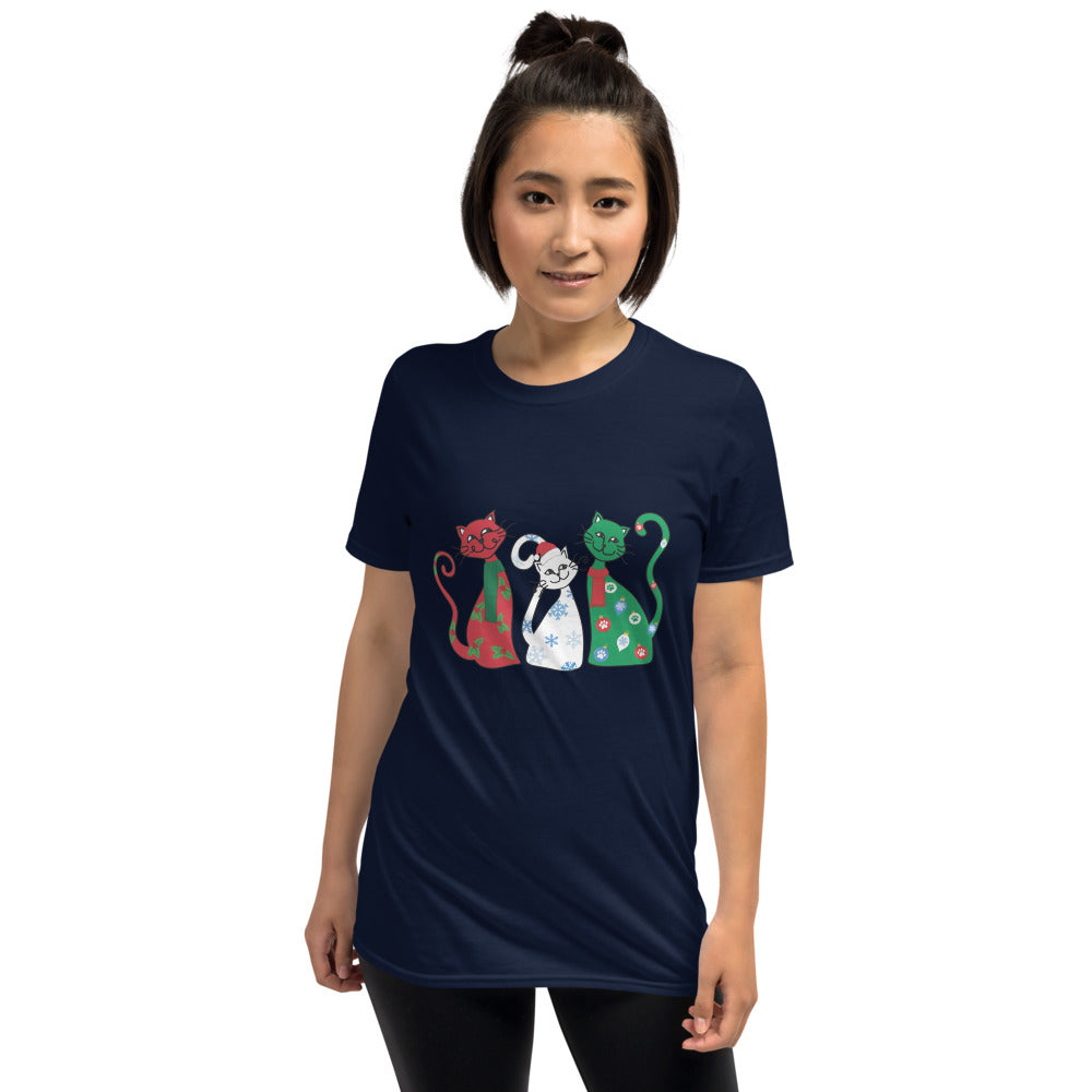 Holiday Greetings Cats T-Shirt