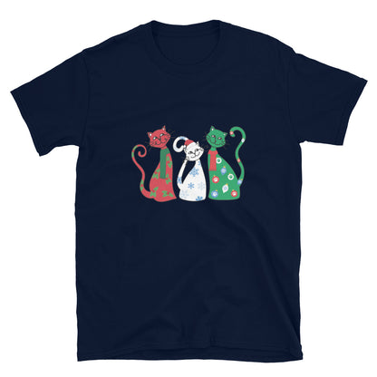 Holiday Greetings Cats T-Shirt