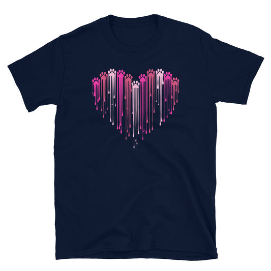 Heart Of Pink Paws T-Shirt