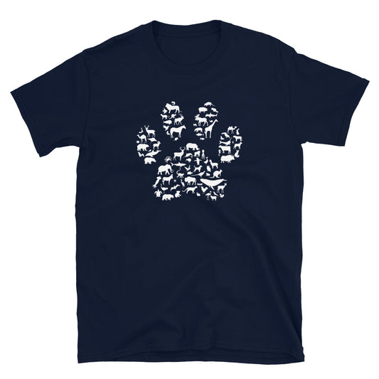 Love for All Animals Paw Print T-Shirt