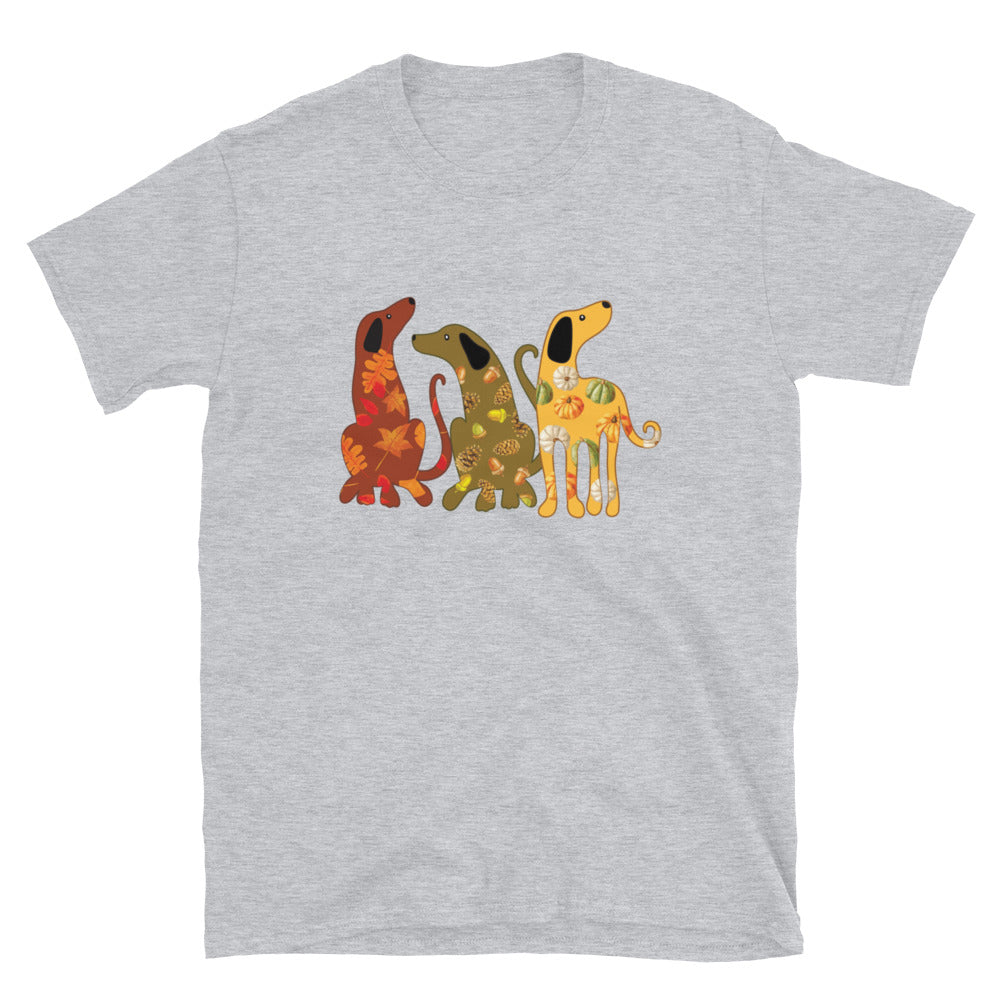 Festive Fall Dogs T-Shirt