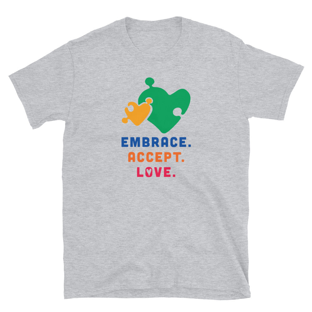 Puzzle Heart Embrace T-Shirt