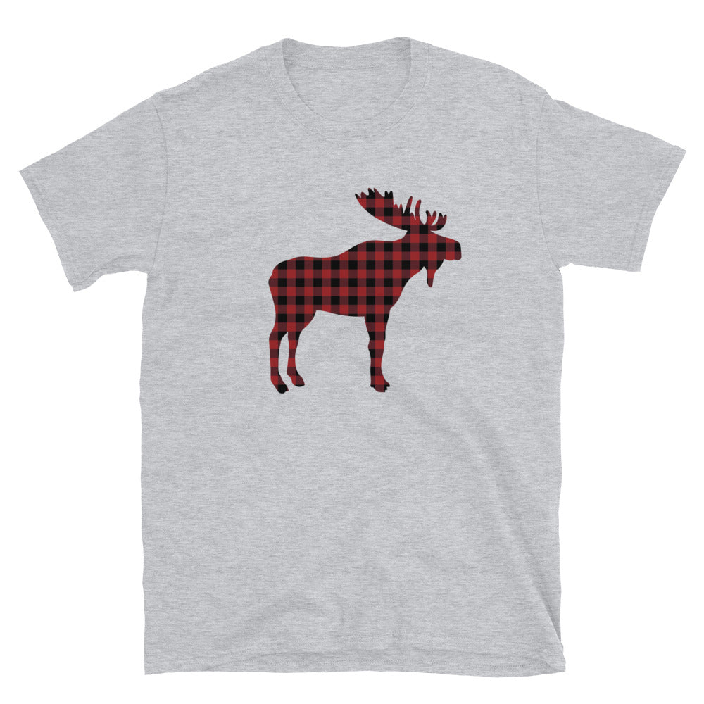 Gingham Moose T-Shirt