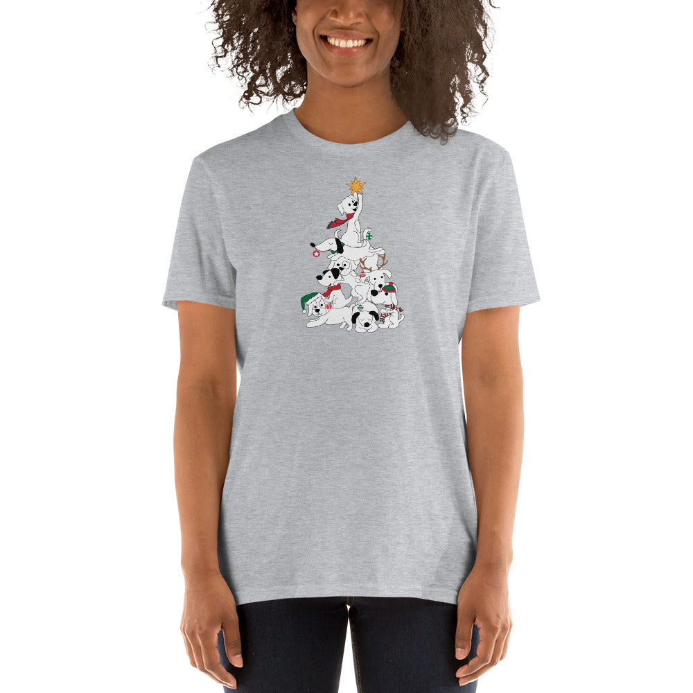 Festive Doggie Christmas Tree T-Shirt