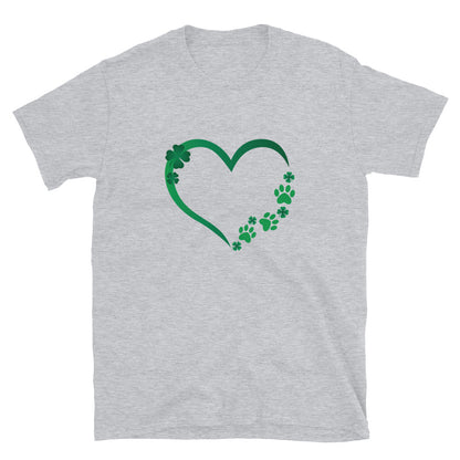 St. Patrick's Paw Heart T-Shirt