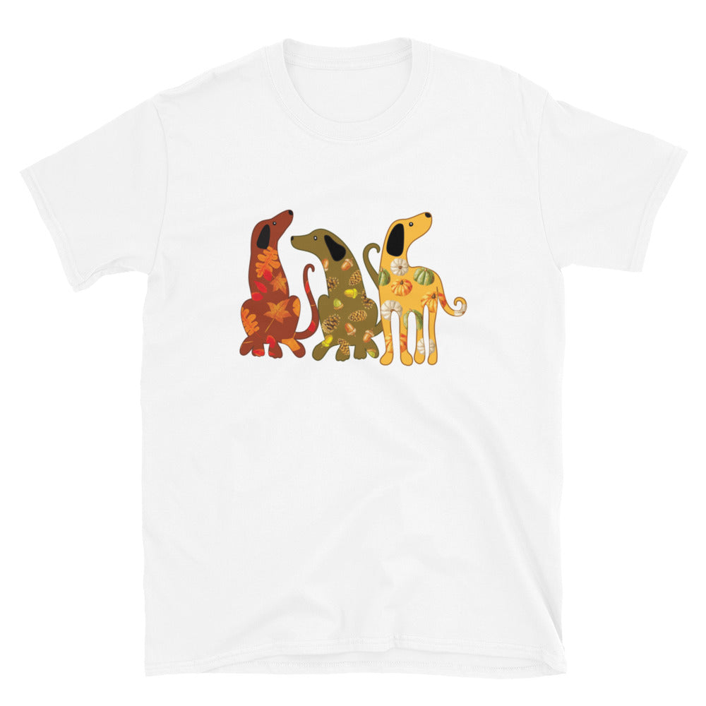 Festive Fall Dogs T-Shirt