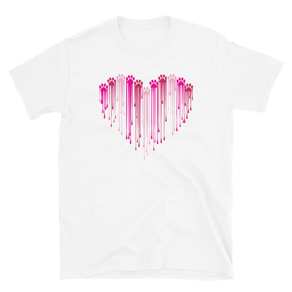 Heart Of Pink Paws T-Shirt