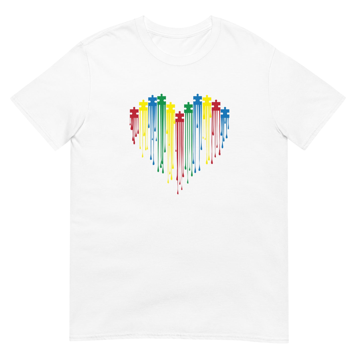 Painted Heart for Autism T-Shirt