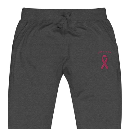 Survivor Pink Ribbon Fleece Sweatpants