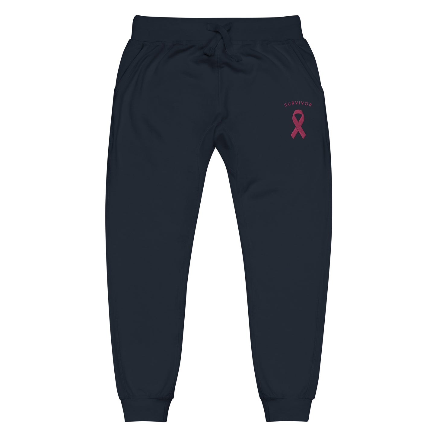 Survivor Pink Ribbon Fleece Sweatpants