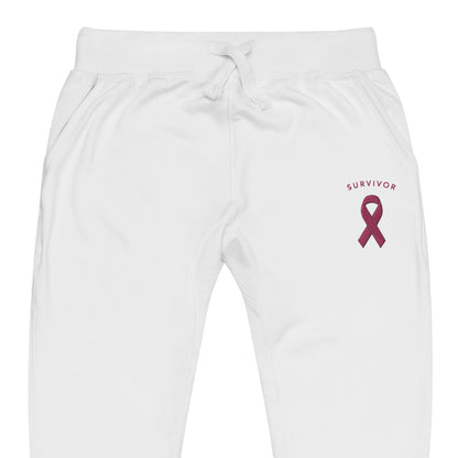 Survivor Pink Ribbon Fleece Sweatpants