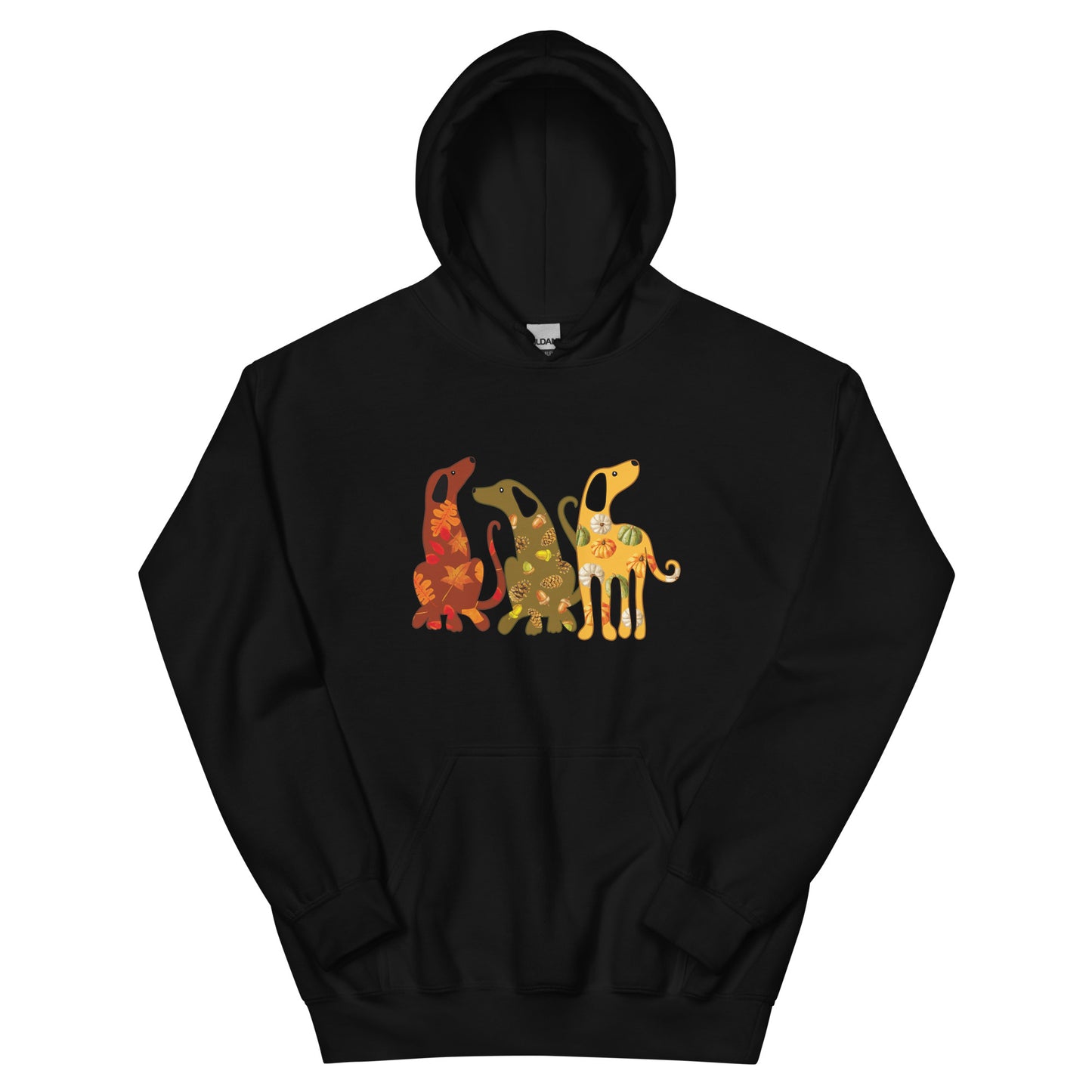 Festive Fall Dogs Hoodie