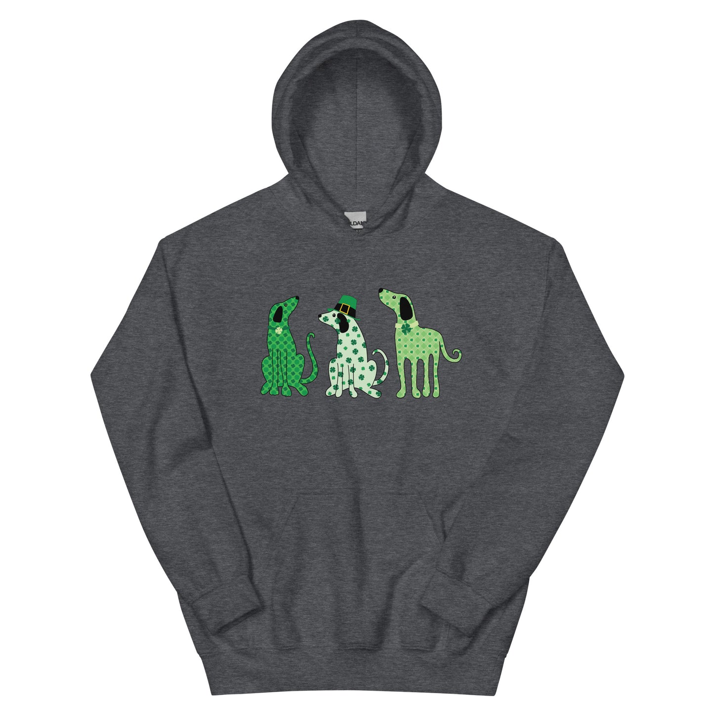 Whimsy St. Patrick's Day Dogs Hoodie