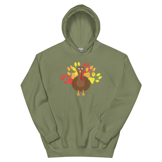 Paw Print Turkey Hoodie