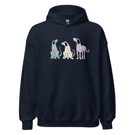 Whimsy Easter Dogs Hoodie