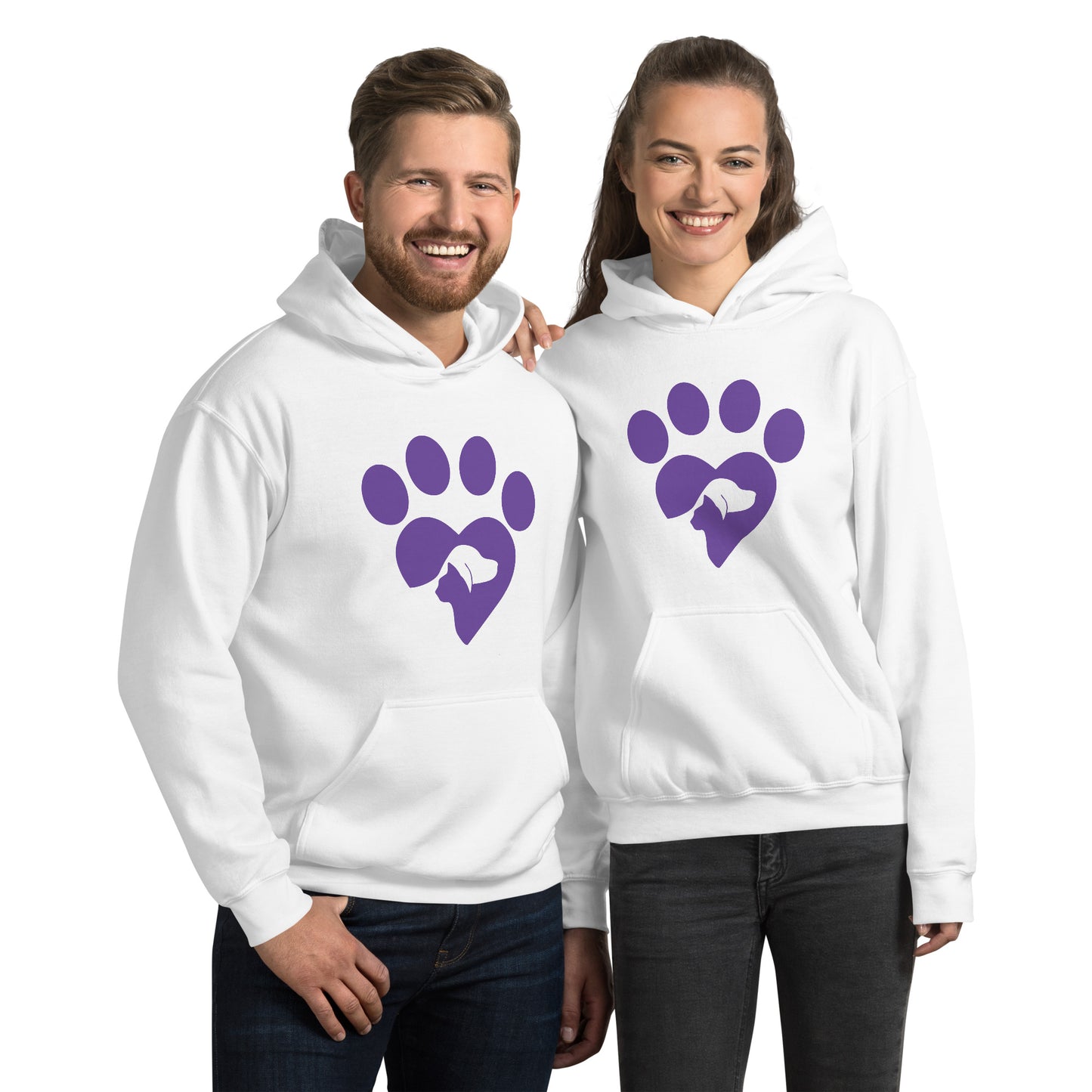 Paw Print Pet Love Hoodie