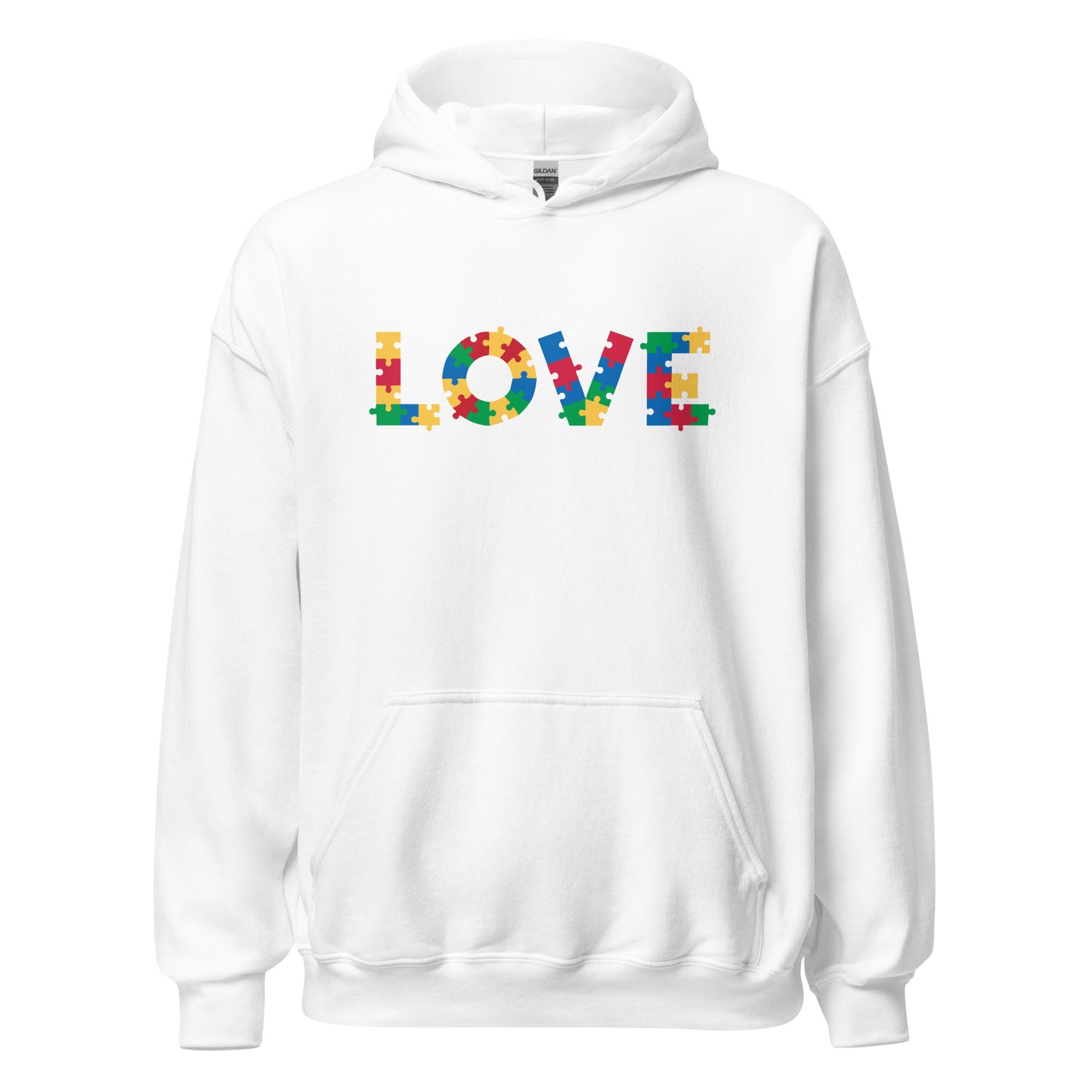 Autism Acceptance & Love Puzzle Hoodie